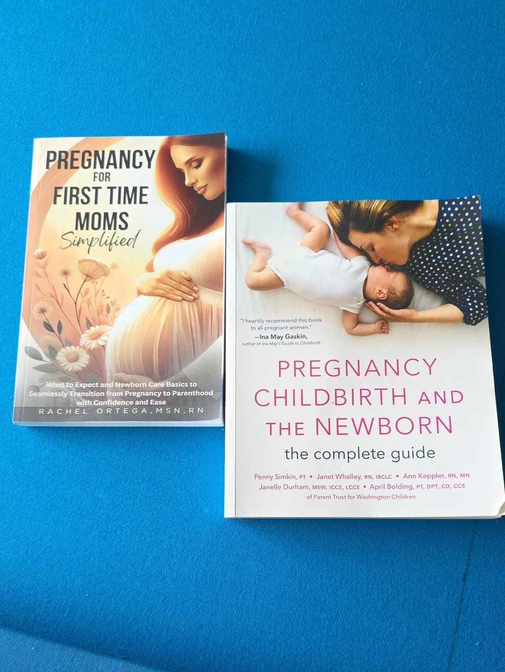 Pregnancy & Childbirth Guide Book Bundle - Pink & Cream Covers